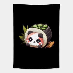 Panda Sushi Tapestry