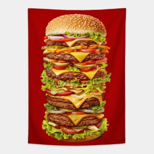 Mega Cheeseburger Tapestry