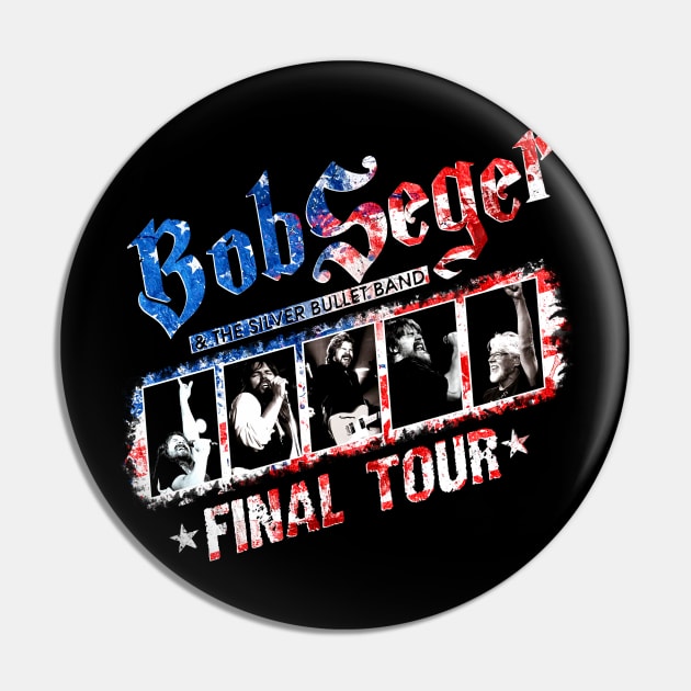Limitied Edition Bob the legend rock and Roll american Seger Final Tour Pin by bodisemok