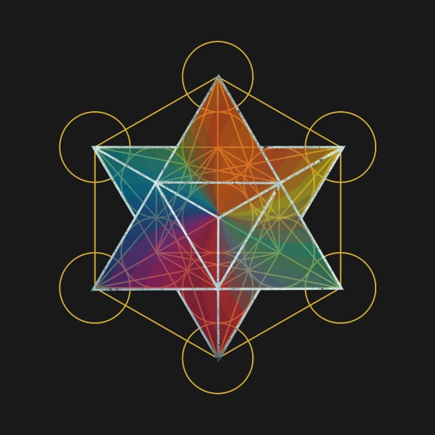 Metatron's Cube & Merkaba by Bluepress