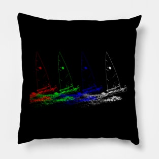 The four Lasers Pillow