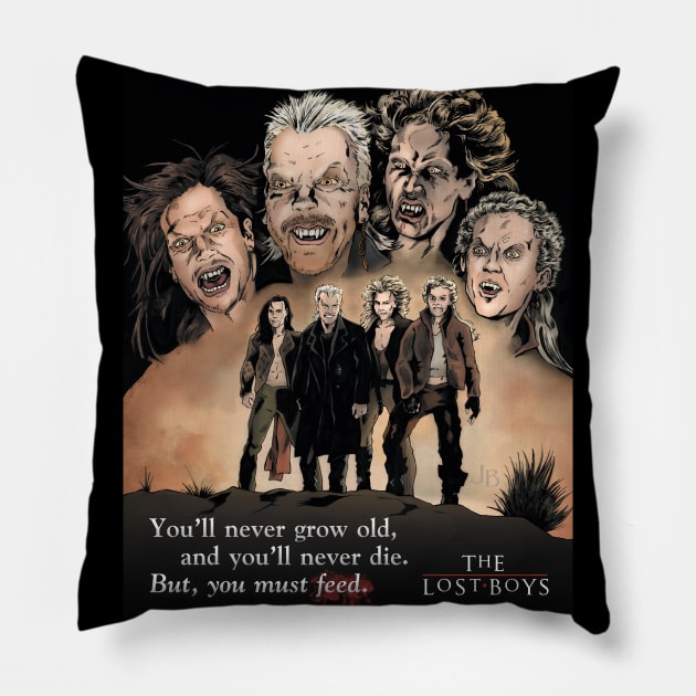 The Lost Boys Pillow by johnboveri