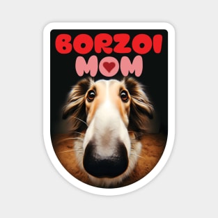 Borzoi mom. I love borzois. Magnet