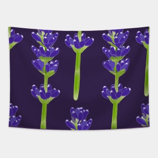 Portugal Native Lavender Blooming - Support Portuguese Nation Tapestry