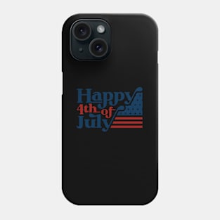 Hap4Th Of July Patriotic American Phone Case