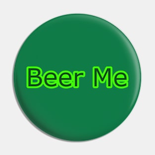 St Patricks Day Beer Elements Pin