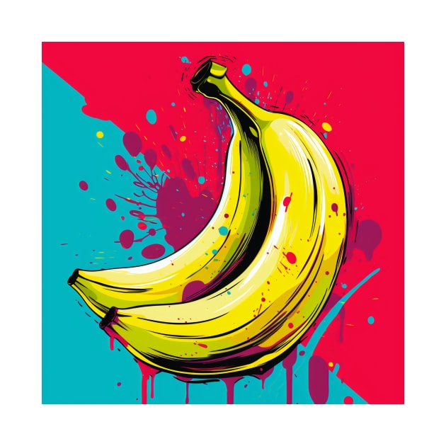 Bananas Pop Art 3 by AstroRisq