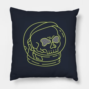 Astronaut Skull of Space Pillow