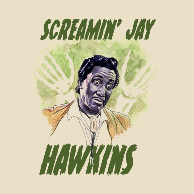 Screamin Jay Hawkins by Beau Berkley Art