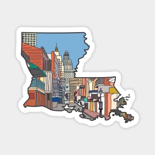 Louisiana by Courtney Graben Magnet