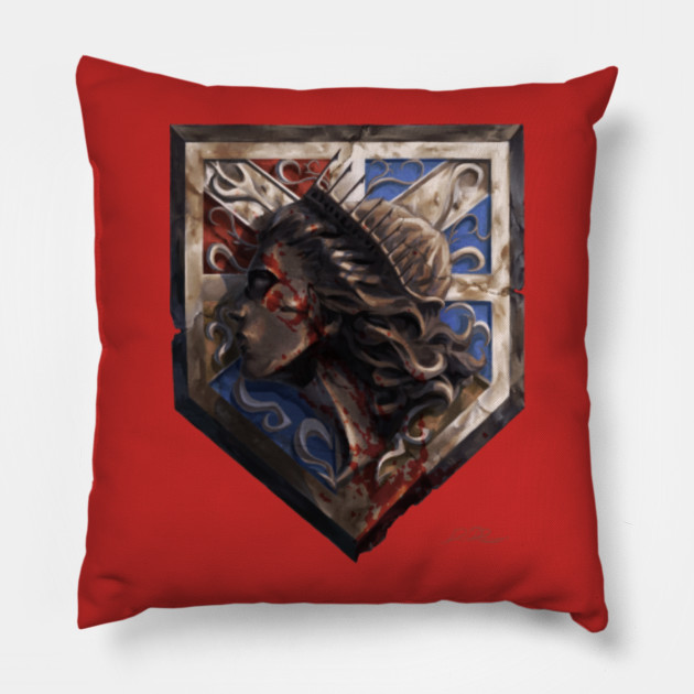 Wall Maria 845 Attack On Titan Pillow Teepublic Wall Maria 845 Attack On Titan Pillow Teepublic