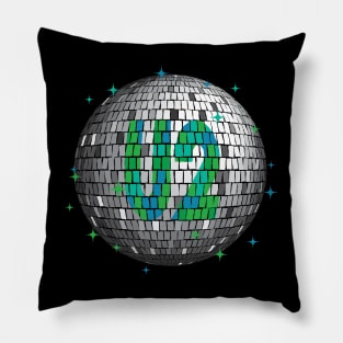 U2 Disco Ball | Green Pillow