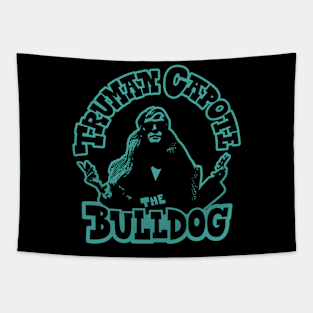 The Bulldog - Truman Capote Tribute Illustration Tapestry