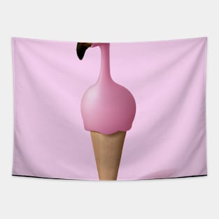 Flamingo Ice Cream Tapestry