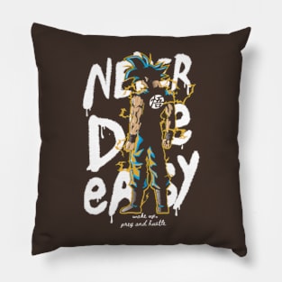 Never Die Easy (Goku's God Mode ver.) Pillow