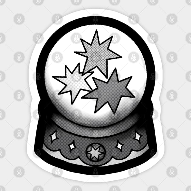 Magical Foresight | Black and White Sticker Version - Magical - Sticker ...