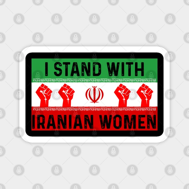 Stand with Iranian women Magnet by Scar