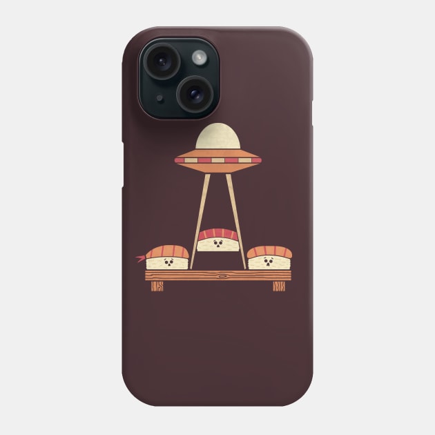 The Abduction Phone Case by HandsOffMyDinosaur