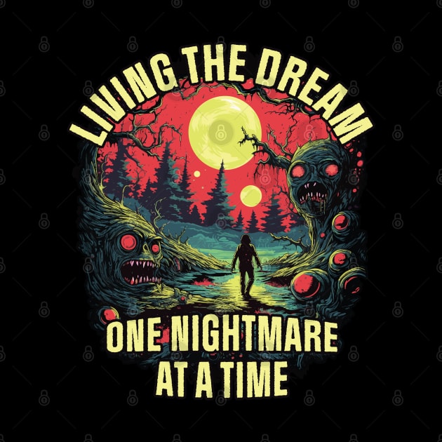 Living The Dream One Nightmare At A Time by Graphic Duster