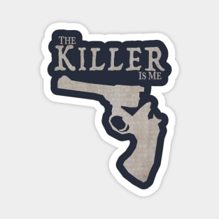 The Killer Is Me - Broken Gun (Dirty White) Magnet