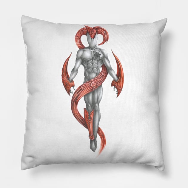 Dragon Age, demon Pillow by Hedgeh0g