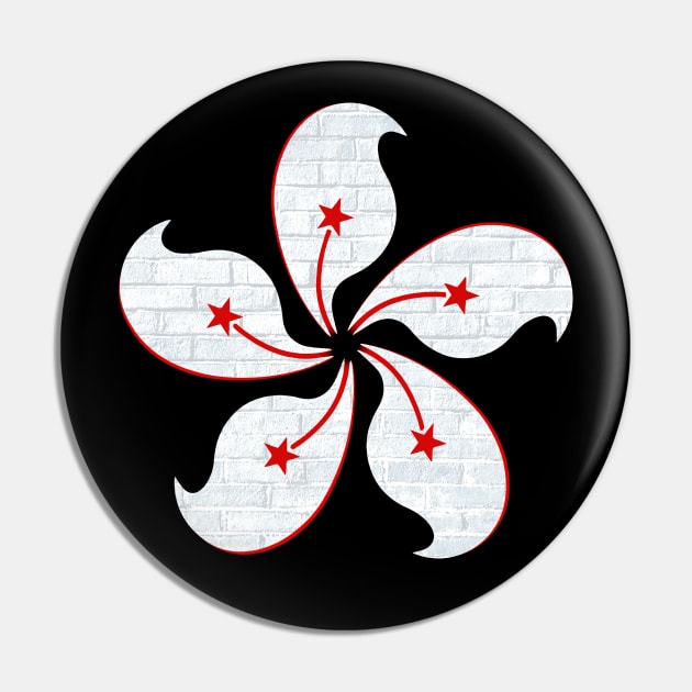 Hong Kong Orchid Pin by HelenDesigns