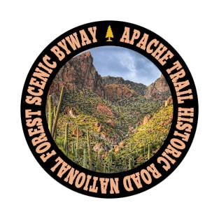 Apache Trail Historic Road National Forest Scenic Byway circle T-Shirt