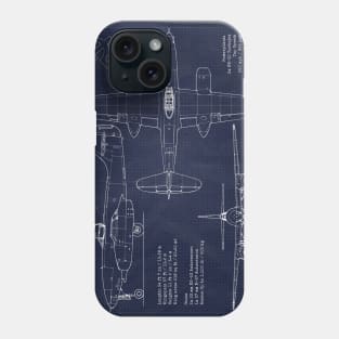 Sukhoi Su9 ItemK URSS Blueprint Phone Case