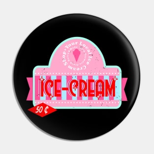 Ice Cream Shop Classic Pin