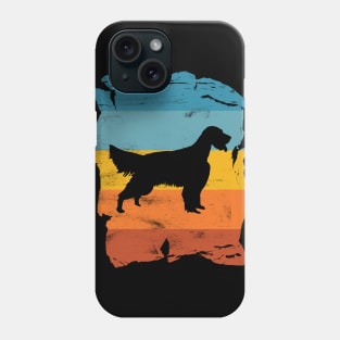 English Setter Distressed Vintage Retro Silhouette Phone Case