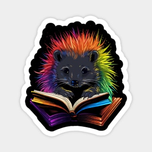 Porcupine Reads Book Magnet