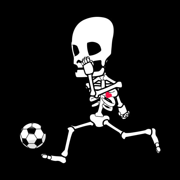 soccer skeleton halloween by ChristianCrecenzio