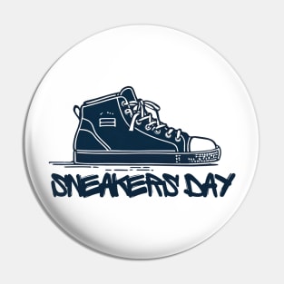 sneakers day's Pin