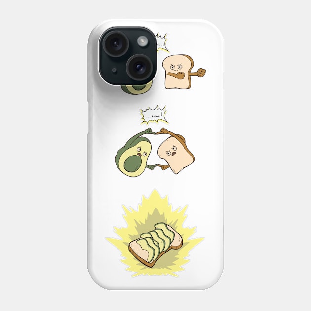 Avocado Toast Funny Cute Vegan Graphic Gift Fun Meme Image Phone Case by TellingTales