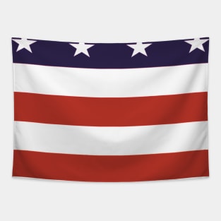 Stars and Stripes Red White and Blue USA Flag Tapestry