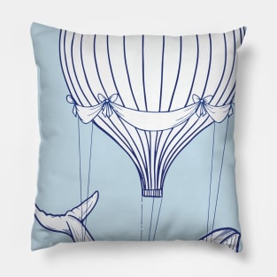 Whale trip Pillow