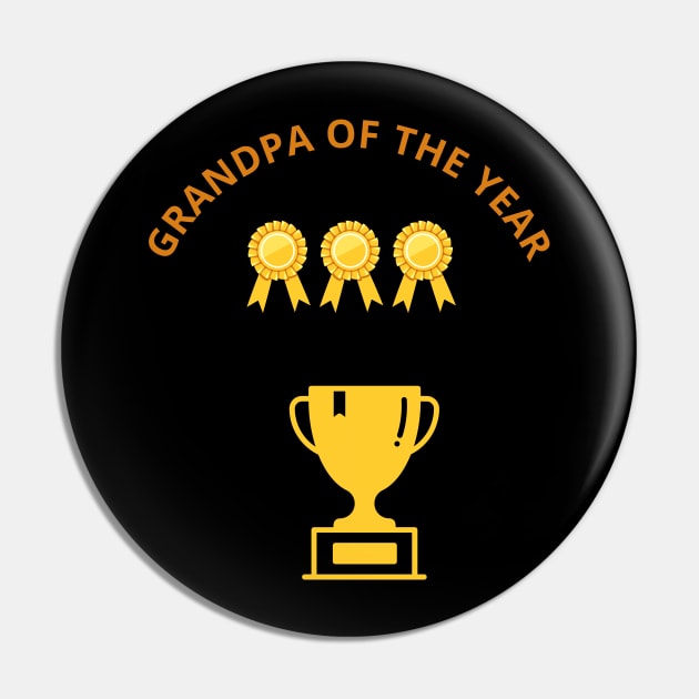 Grandpa of the Year Pin by Domingo-pl