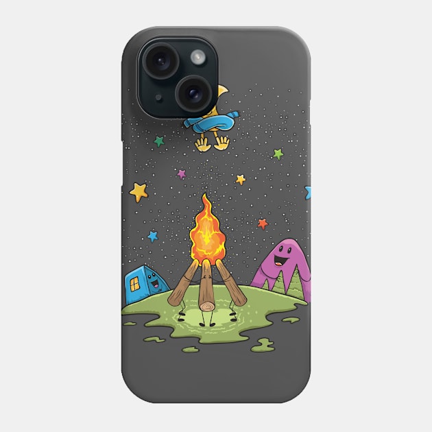 Warming The Moon Phone Case by ginanperdana