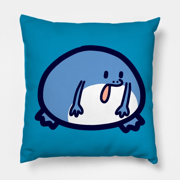 Cute Frog Blob Pillow by saradaboru