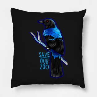 Day 4- Asian Fairy-Bluebird Pillow