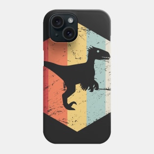 Retro 70s Velociraptor Phone Case