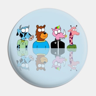Cartoon Animals Pin