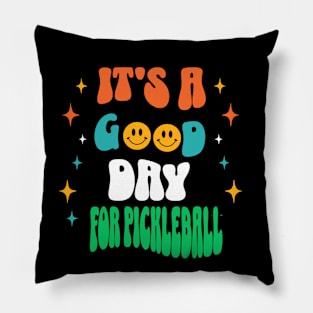 Retro Pickleball Pillow