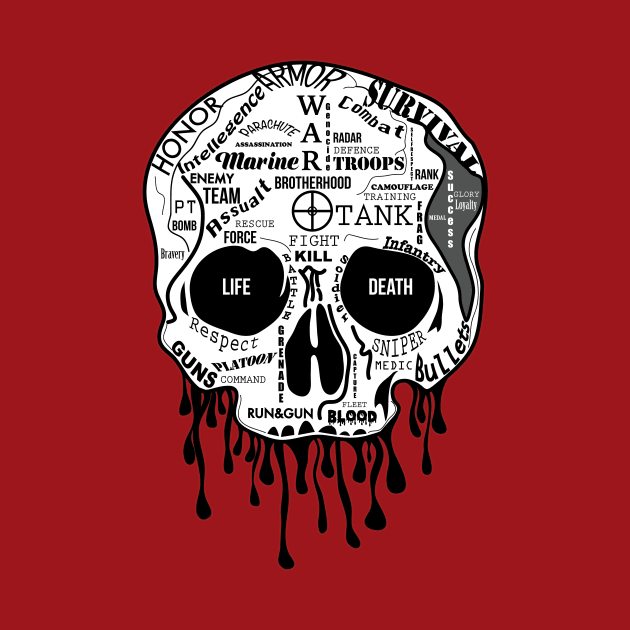 Life and Death Skull by ACGraphics