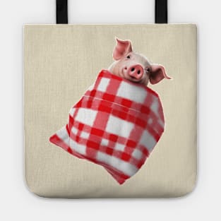 Funny Festive Pigs in Blankets Christmas Pun 3 Tote