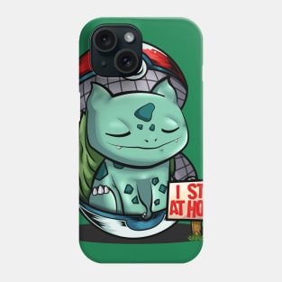 bulbasau stays at home Phone Case