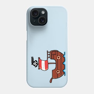 Cute pirate ship Phone Case