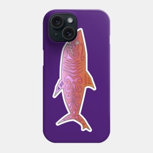 Polynesian Shark Design Phone Case