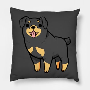 Cute Rottweiler Pillow