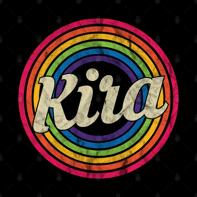 Kira - Retro Rainbow Faded-Style by MaydenArt